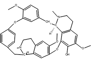 Fangchinoline structure, CAS 436-77-1