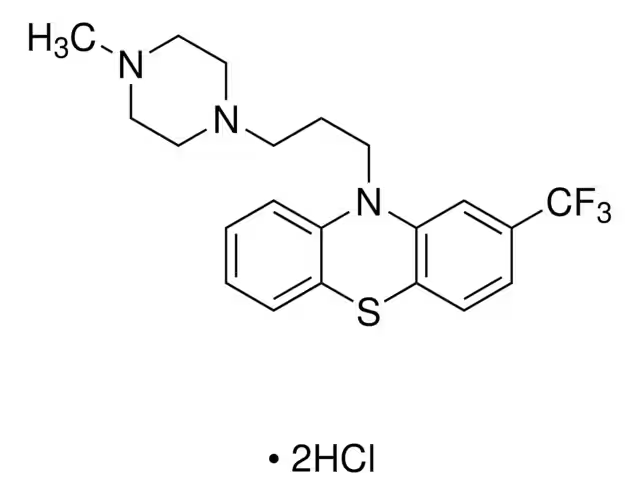 Trifluoperazine dihydrochloride structure, CAS 440-17-5