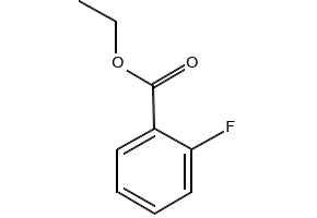 Ethyl 2-fluorobenzoate structure, CAS 443-26-5
