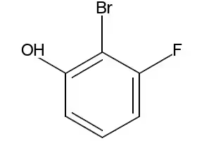 2-Bromo-3-fluorophenol structure, CAS 443-81-2