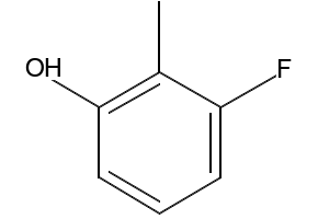 3-Fluoro-2-methylphenol structure, CAS 443-87-8