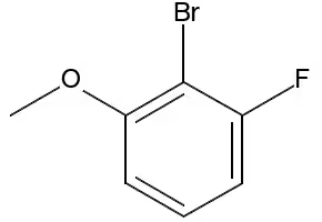 2-Bromo-3-fluoroanisole structure, CAS 446-59-3