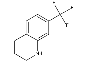 7-(Trifluoromethyl)-1,2,3,4-tetrahydroquinoline structure, CAS 450-62-4