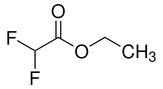 Ethyl difluoroacetate structure, CAS 454-31-9