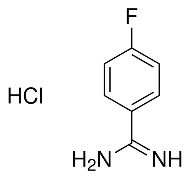4-Fluorobenzamidine hydrochloride structure, CAS 456-14-4