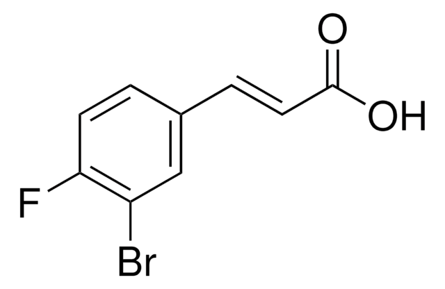 3-Fluorocinnamic acid structure, CAS 458-46-8
