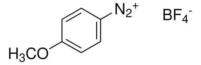 4-Methoxybenzenediazonium tetrafluoroborate structure, CAS 459-64-3