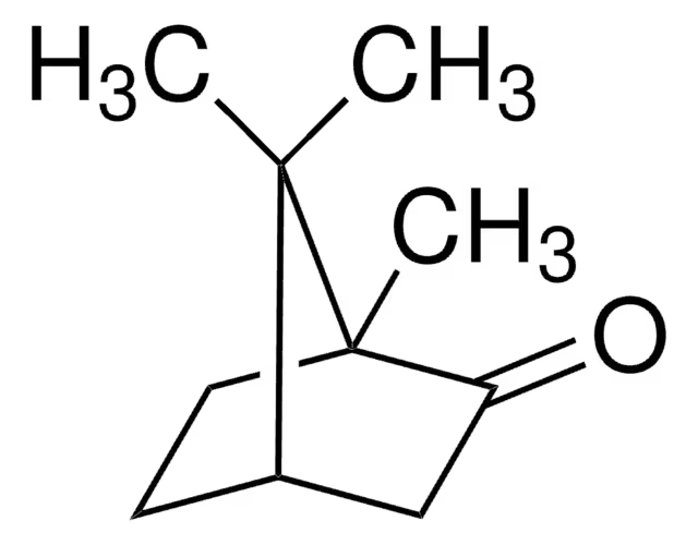 (-)-Camphor structure, CAS 464-48-2