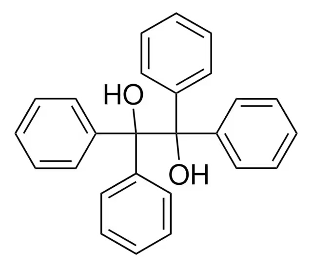 Benzopinacole structure, CAS 464-72-2
