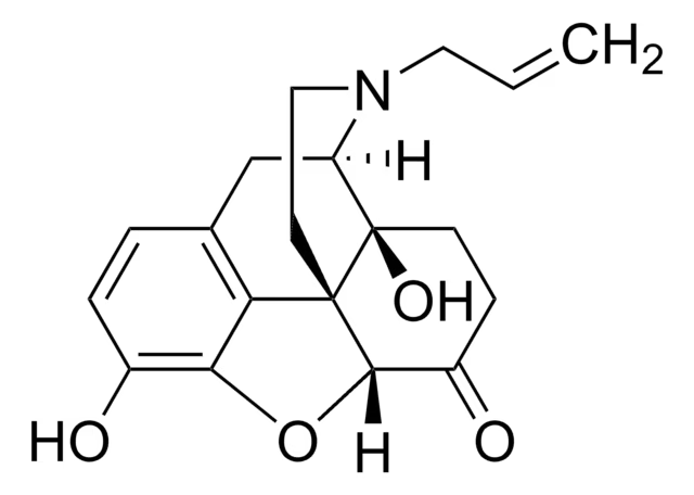 Naloxone structure, CAS 465-65-6