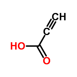Propiolic acid structure, CAS 471-25-0