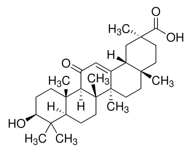 Enoxolone structure, CAS 471-53-4