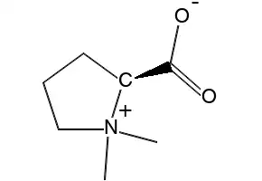 N,N-Dimethyl-L-proline structure, CAS 471-87-4