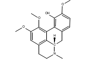 Isocorydine structure, CAS 475-67-2