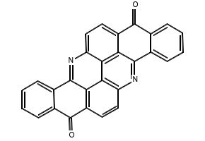 Vat Yellow 1 structure, CAS 475-71-8