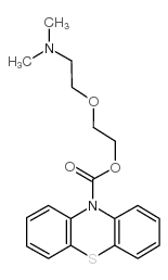 Dimethoxanate structure, CAS 477-93-0