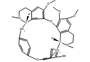Berbamine structure, CAS 478-61-5