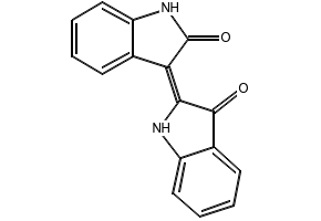Indirubin structure, CAS 479-41-4