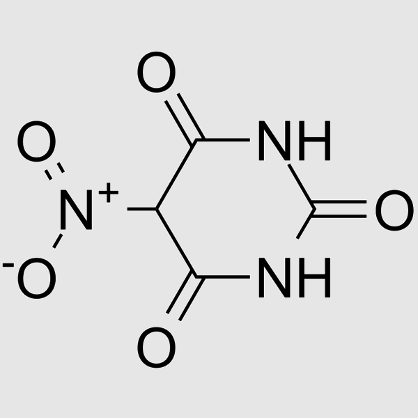 5-Nitrobarbituric acid structure, CAS 480-68-2