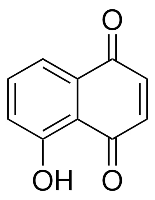 5-Hydroxy-1,4-naphthalenedione structure, CAS 481-39-0