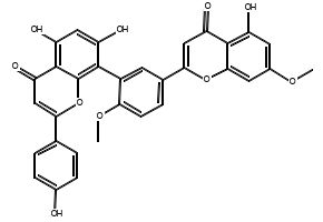 Ginkgetin structure, CAS 481-46-9
