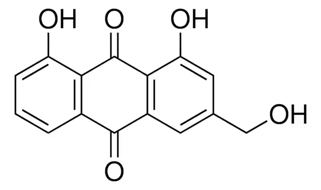 Aloe-emodin structure, CAS 481-72-1