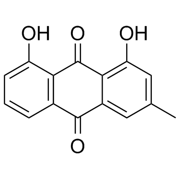 Chrysophanic acid structure, CAS 481-74-3