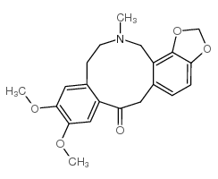 Cryptopine structure, CAS 482-74-6