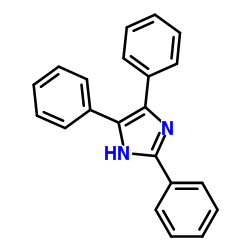 2,4,5-Triphenylimidazole structure, CAS 484-47-9