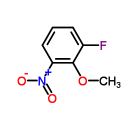 2-Fluoro-6-nitroanisole structure, CAS 484-94-6