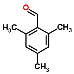 Mesitaldehyde structure, CAS 487-68-3