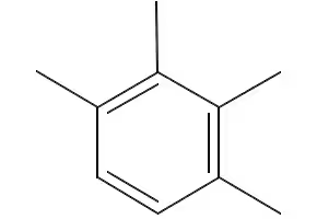 1,2,3,4-Tetramethylbenzene structure, CAS 488-23-3