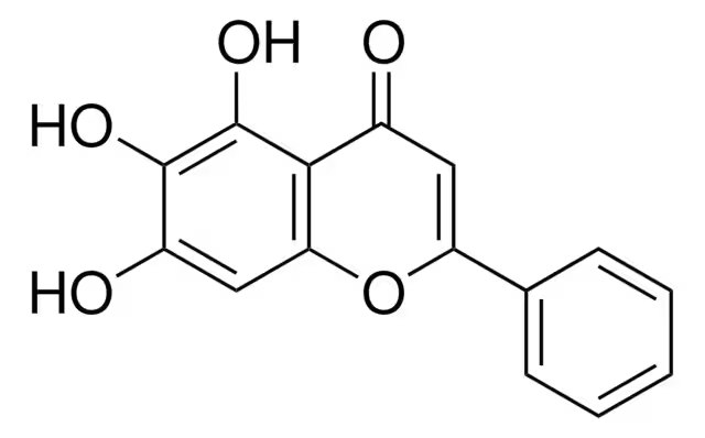 Baicalein structure, CAS 491-67-8