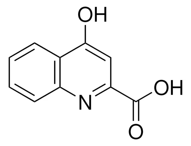 4-Hydroxyquinoline-2-carboxylic acid structure, CAS 492-27-3