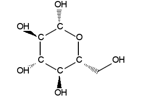 beta-D-Glucose structure, CAS 492-61-5