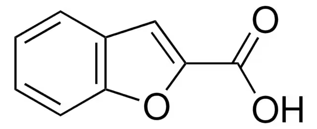 Benzofuran-2-carboxylic acid structure, CAS 496-41-3