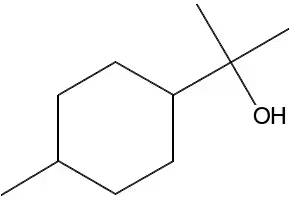 Dihydroterpineol structure, CAS 498-81-7