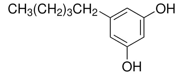 Olivetol structure, CAS 500-66-3