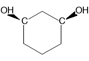 1,3-Cyclohexanediol structure, CAS 504-01-8