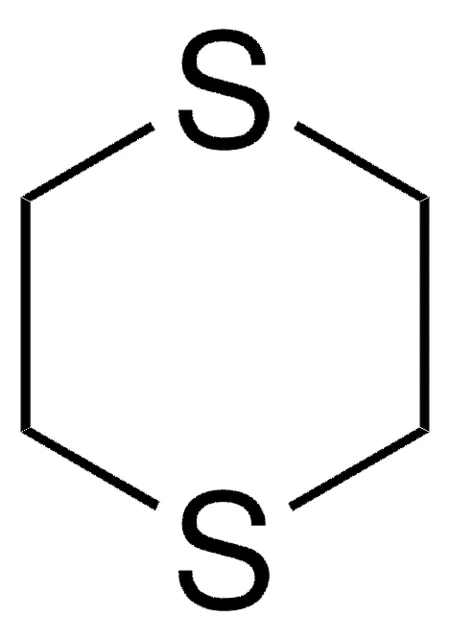 1,4-Dithiane structure, CAS 505-29-3
