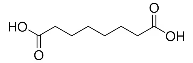 Suberic acid structure, CAS 505-48-6