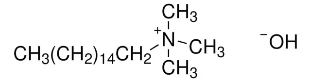 Hexadecyltrimethylammonium hydroxide structure, CAS 505-86-2