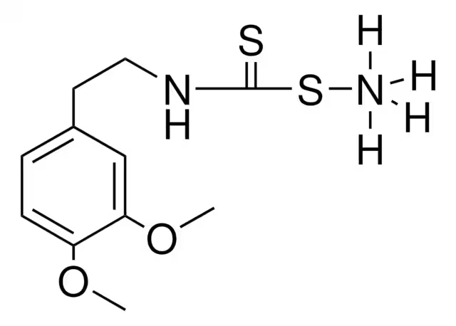 Ammonium dithiocarbamate structure, CAS 513-74-6