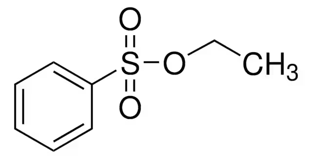 Ethyl benzenesulphonate structure, CAS 515-46-8