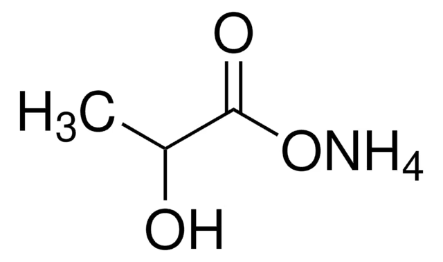 Ammonium lactate structure, CAS 515-98-0