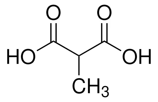 Methylmalonic acid structure, CAS 516-05-2
