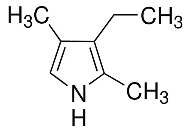 2,4-Dimethyl-3-ethylpyrrole structure, CAS 517-22-6