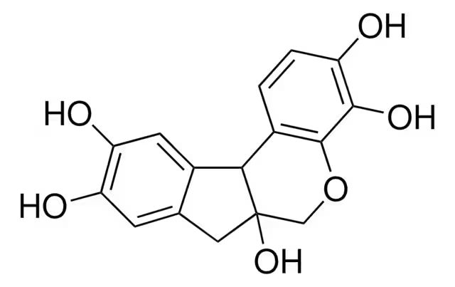 Hematoxylin structure, CAS 517-28-2