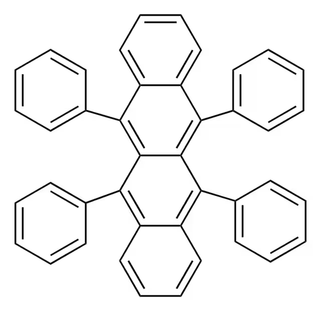 Rubrene structure, CAS 517-51-1