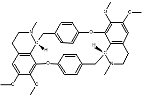 Cycleanine structure, CAS 518-94-5